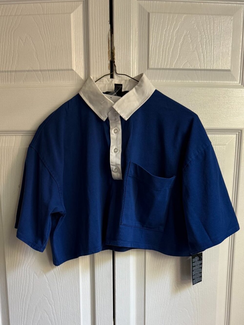 Cropped rugby shirt